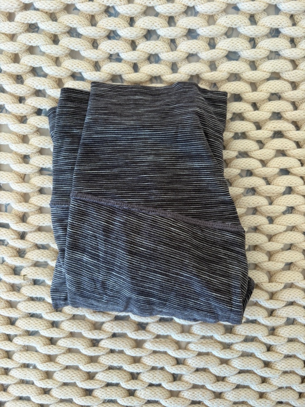 ⚠️Sold out ⚠️lululemon Black & White Striped Leggings - Picture 2 of 2